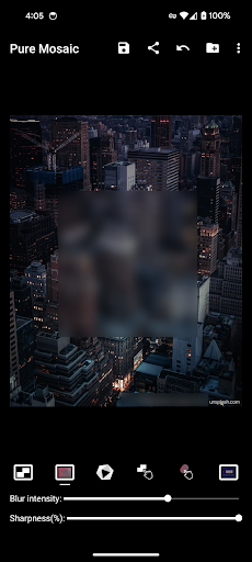 Android application Pure Mosaic screenshort