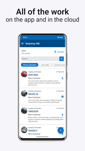 Android application Bodyshop 360 screenshort