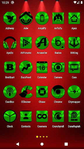Green and Black Icon Pack Screen 2