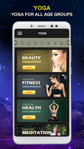 Android application Yoga for Daily Fitness Workout screenshort