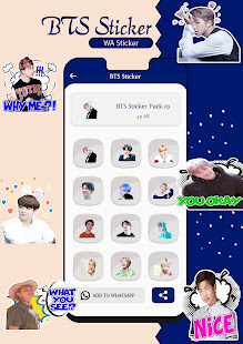 BTS Stickers for Whatsapp 2.0 APK screenshots 1