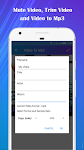 screenshot of Video to Mp3 : Mute Trim Mix