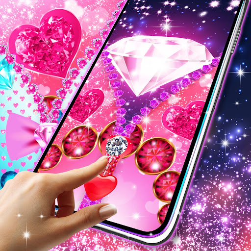 Android application Diamond zip locker screenshort