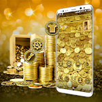 Cover Image of Herunterladen Gold Coin Launcher Theme  APK