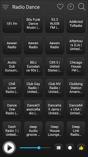 Dance Radio FM AM Music Screen 2