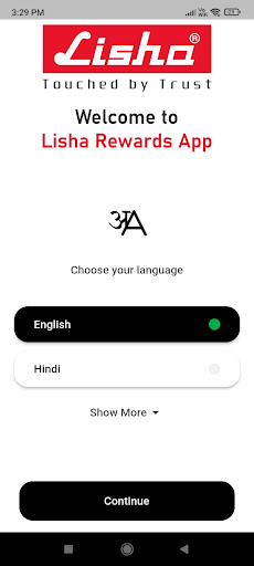 Android application Lisha Rewards screenshort