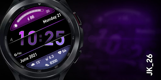 Android application JK_26 Digital [Watch Face] screenshort