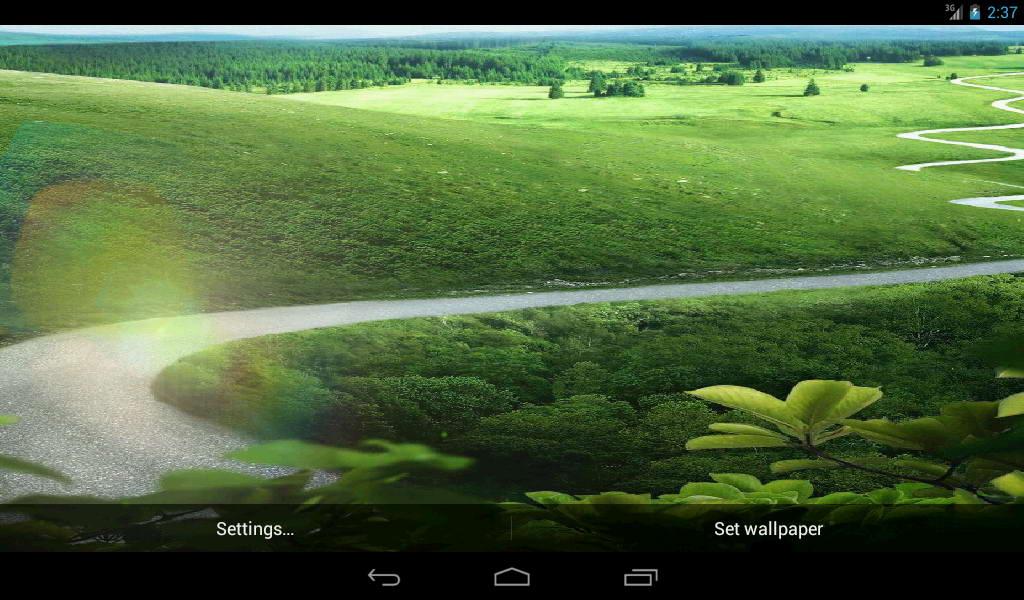 Android application Amazing Touch Sun And Grass screenshort