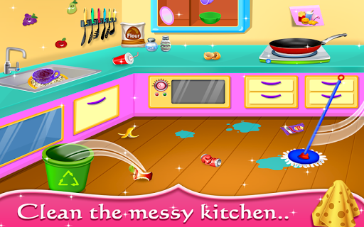 My Baby Doll House - Tea Party & Cleaning Game screenshots 2