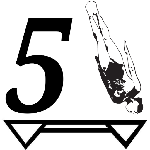 Trampolin fives (Fünferln) logo