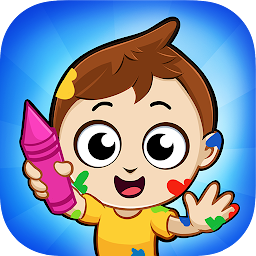 「Baby Coloring game - Baby Town」圖示圖片