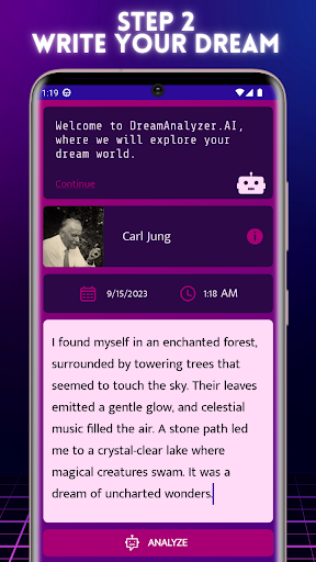 Dream Analizer with AI Screen 2