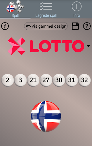 Android application Norsk Lotto: Algoritme screenshort