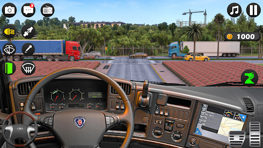 実際の都市トラック運転ゲーム