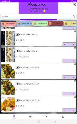 Annapurna Tasty Food