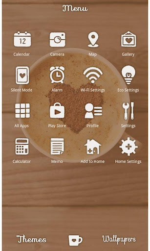 Cute Theme-Heart Latte- Screen 3