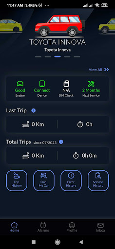 Android application Exia Mobile screenshort