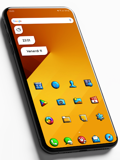Android application Crispy 3D - Icon Pack screenshort