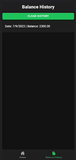 Money Manager Screen 2