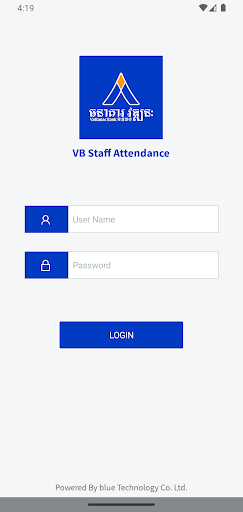 Android application VB Staff Attendance screenshort