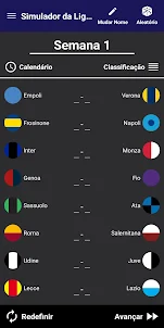 Simulador da Liga Italiana 24
