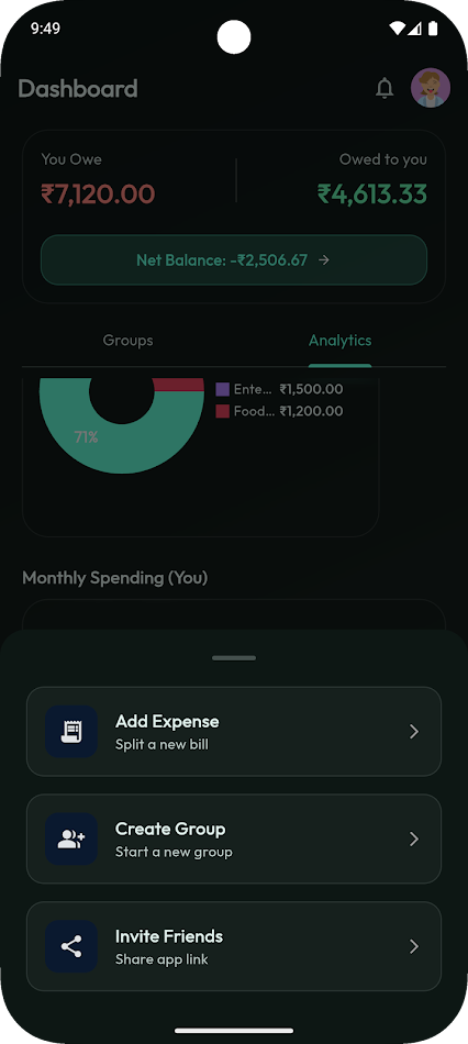 #6. Split Mate: Settle Up Fast (Android) Által: Babu Mariappan