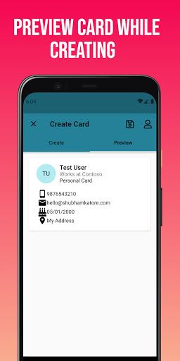 LifeLong Cards Screen 2