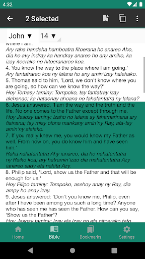 English - Malagasy Bible Screen 3