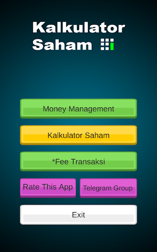 Android application Kalkulator Saham screenshort