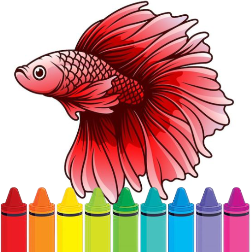 Betta Fish Coloring Pages