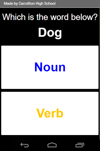 Nouns & Verbs Helper Screen 2