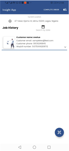 Insight Rider App Screen 2