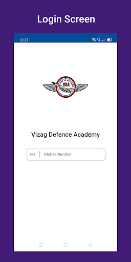 Android application Vizag Defence Academy screenshort