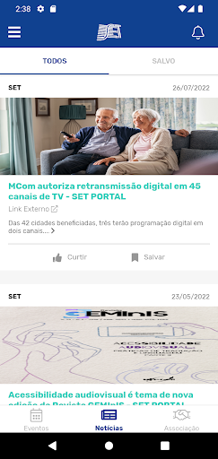 SET Connect Screen 2