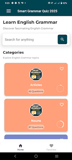 Smart Grammar Quiz 2025 ekran görüntüsü
