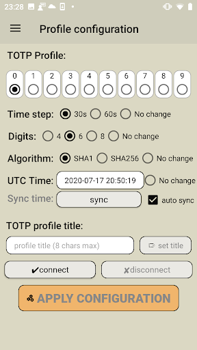 TOKEN2 NFC Burner for Molto1 Screen 2