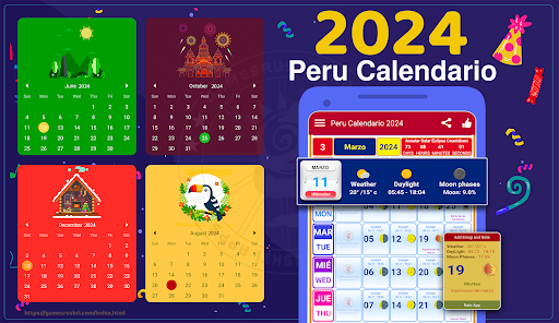 Android application Peru Calendario 2024 screenshort