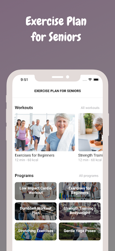 Workout for Over 50s - Seniors Screen 2