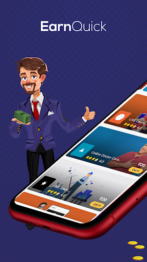 Android application EarnQuick : Get Cash in 24 hrs screenshort