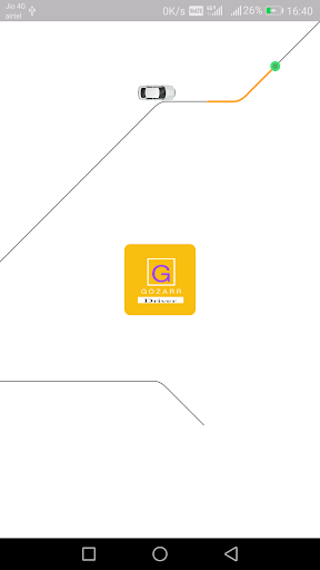 Android application Gozarr Driver screenshort