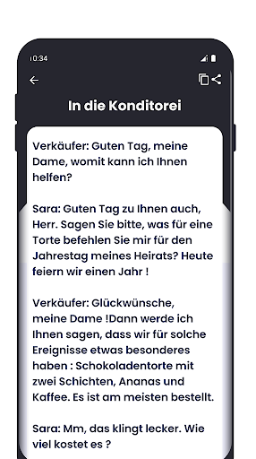 Deutsch Dialog Lernen Screen 3