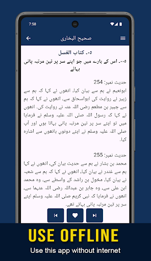 Sahih Bukhari Sharif in Urdu screenshot 9