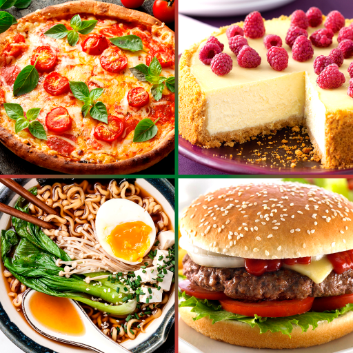 음식 퀴즈: 사진으로 음식이나 요리를 맞춰보세요, 게임