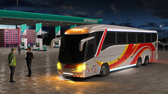 Real City Bus Driving Game 3d