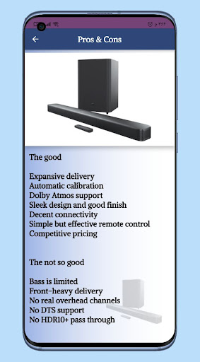 JBL Bar 51 Soundbar Guide Screen 2