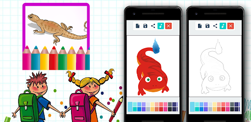 Salamander Coloring Games