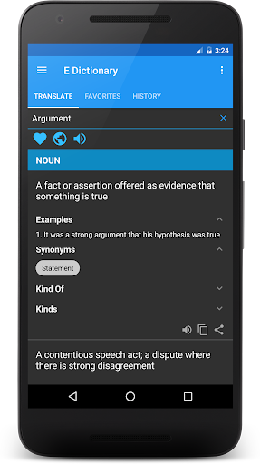 Android application English Dictionary - Offline screenshort