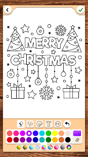 Weihnachten malen für Kinder Screenshot