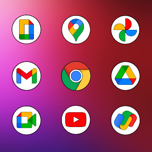 Oxigen Circle - Icon Pack Ekran görüntüsü