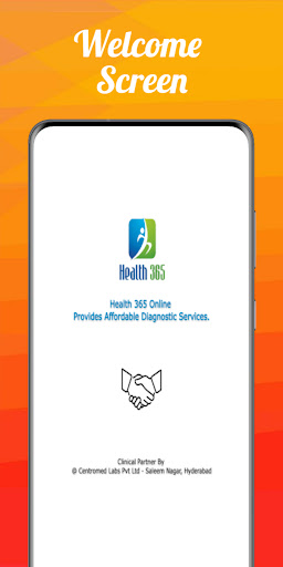 Android application Health365 screenshort